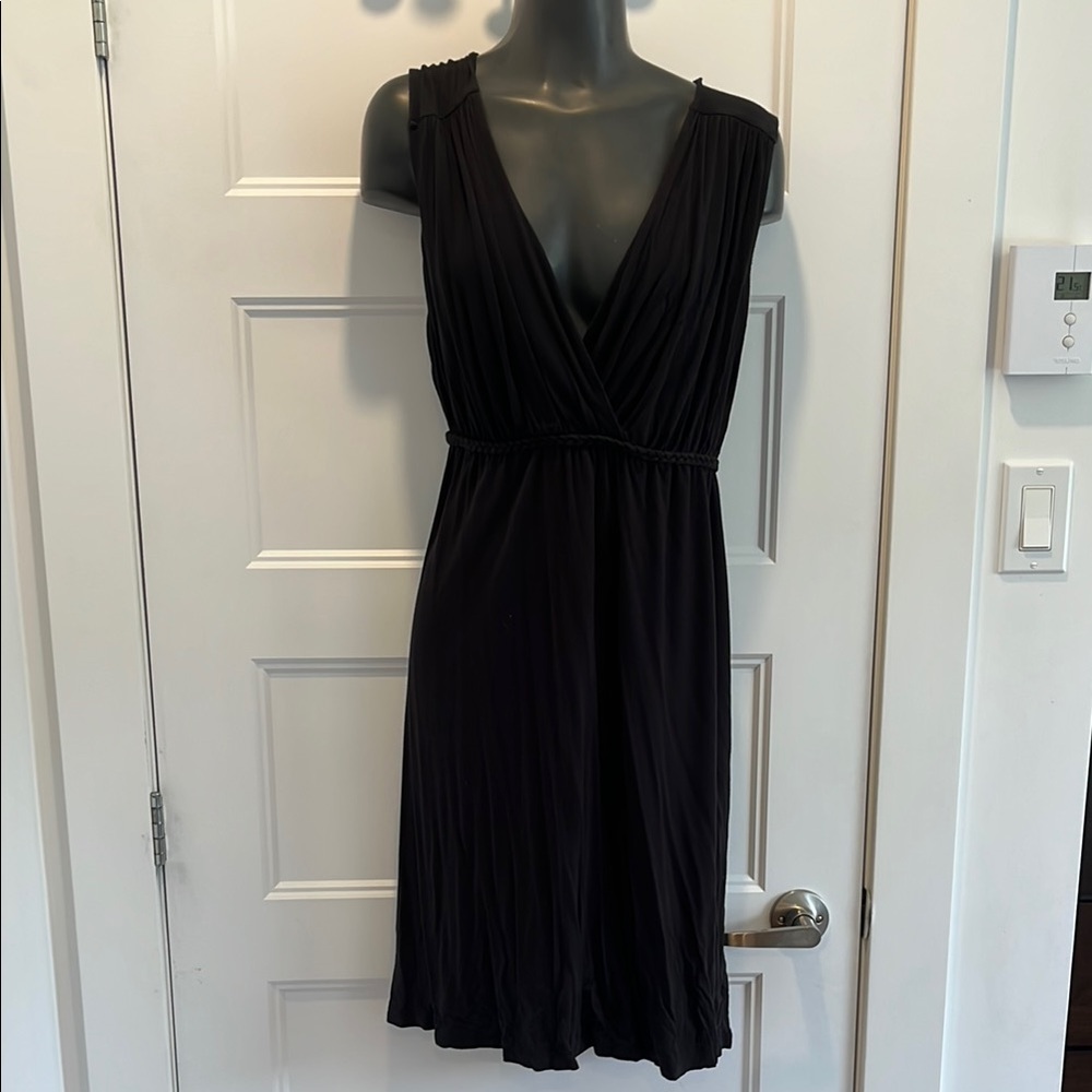 George Black Sleeveless V-Neck Sundress